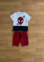 Spider Man Outfit T-Shirt & Short Größe 98 Düsseldorf - Friedrichstadt Vorschau