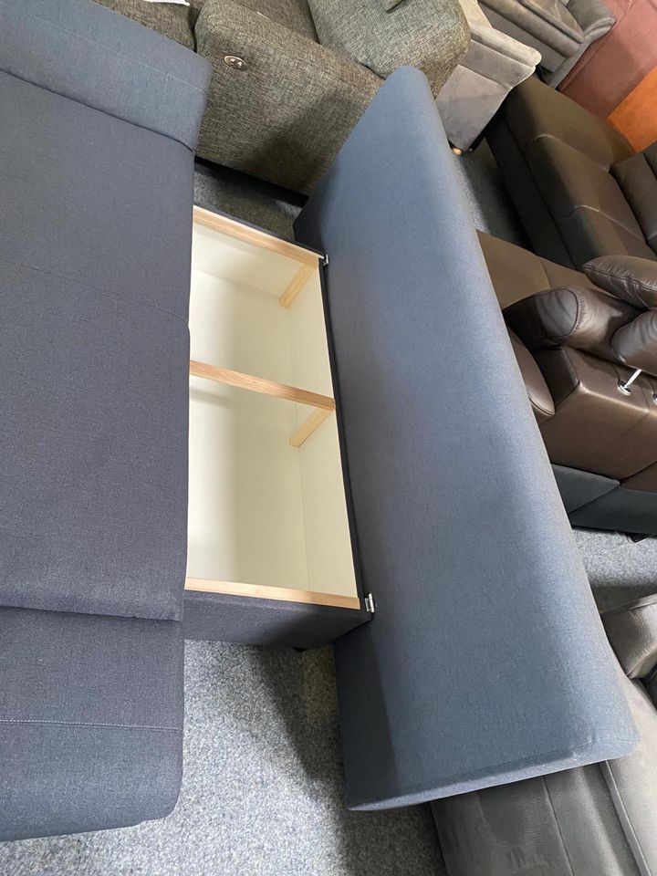 3 Sitzer Sofa mit Schlaffunktion Bettkasten in Neuenkirchen