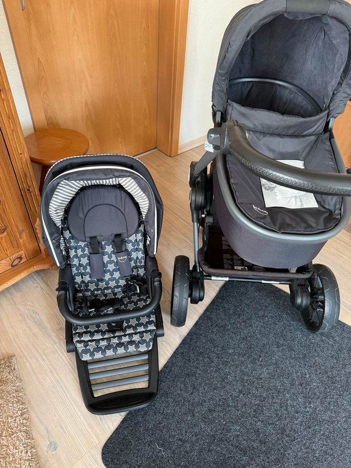 teutonia BeYou! Elite Kombi Kinderwagen Babywanne Sportwagen neu in Altenberga