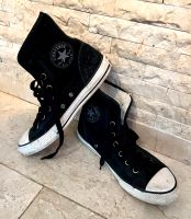 Converse hohe Chucks schwarz teils Wildleder, gefüttert! Bayern - Stadtbergen Vorschau