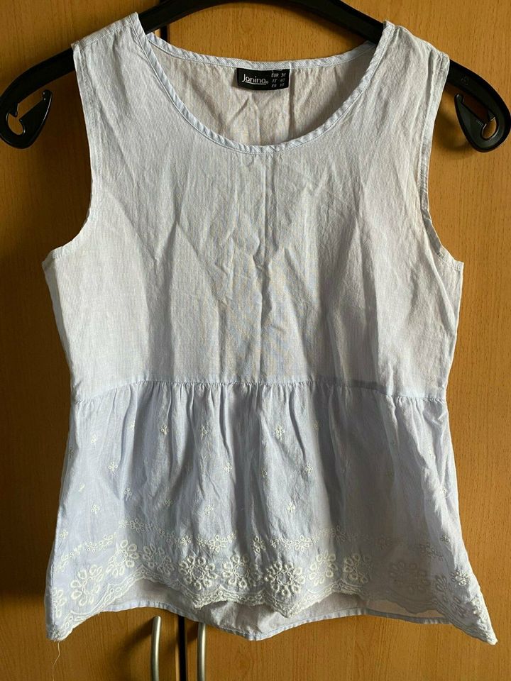 schönes Trägershirt/Bluse von Janina Größe 36 in Polenzko