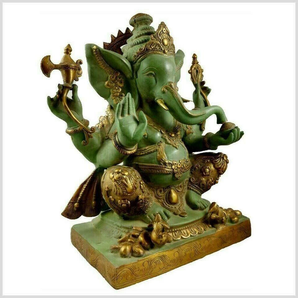 Ganesha mintgrün 55cm 21 KG Glücksgott Elefantengott Shiva in Stuttgart