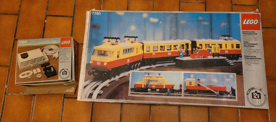 Lego 7740 City Passenger Train 12V OVP + OBA + 7864 in Wernau