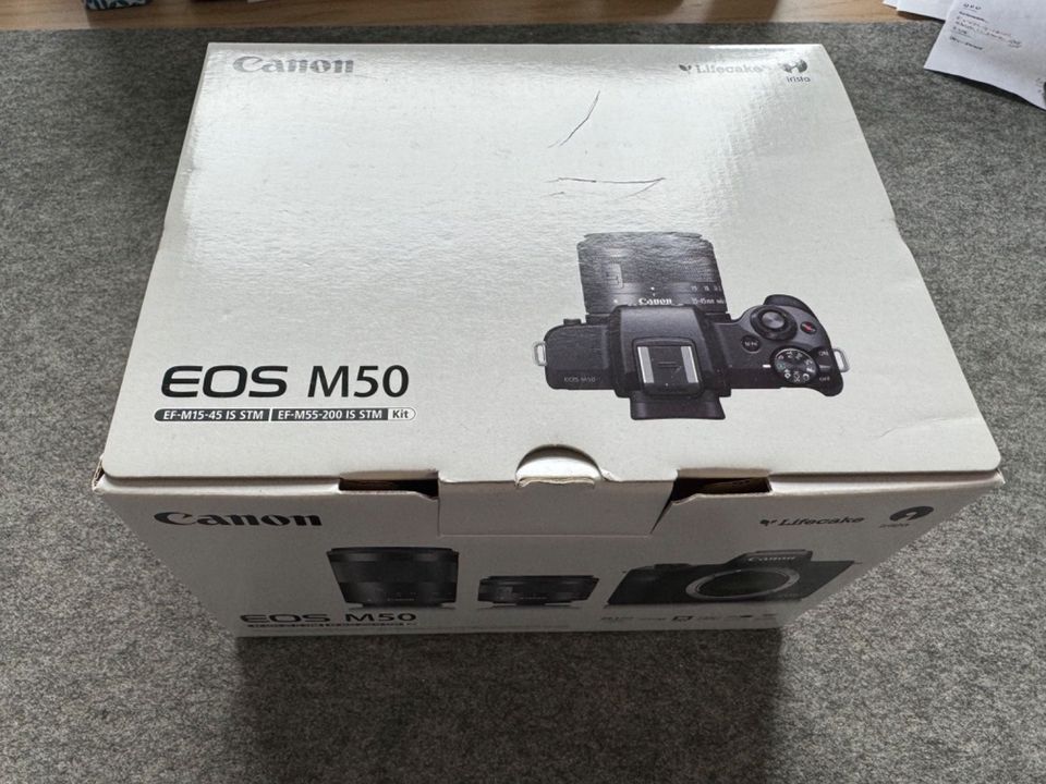 Canon EOS M50 SET Komplettpaket , Rucksack, Stativ, kaum benutzt in Burgdorf