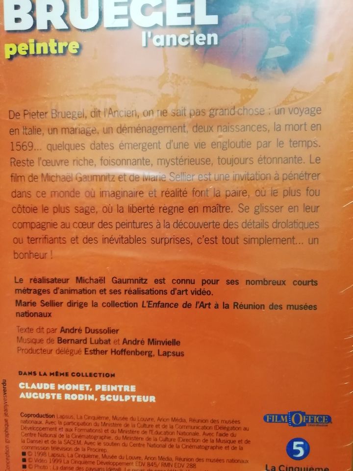 3 Kunstvideofilme frz. sprachig:  Bruegel, Renoir, Picasso in Freiburg im Breisgau