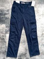 Bershka Cargo Hose marineblau neu mit Etikett 34 straight leg Brandenburg - Großbeeren Vorschau