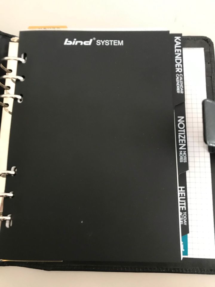 BIND System Terminkalender Organizer A5 in Murg