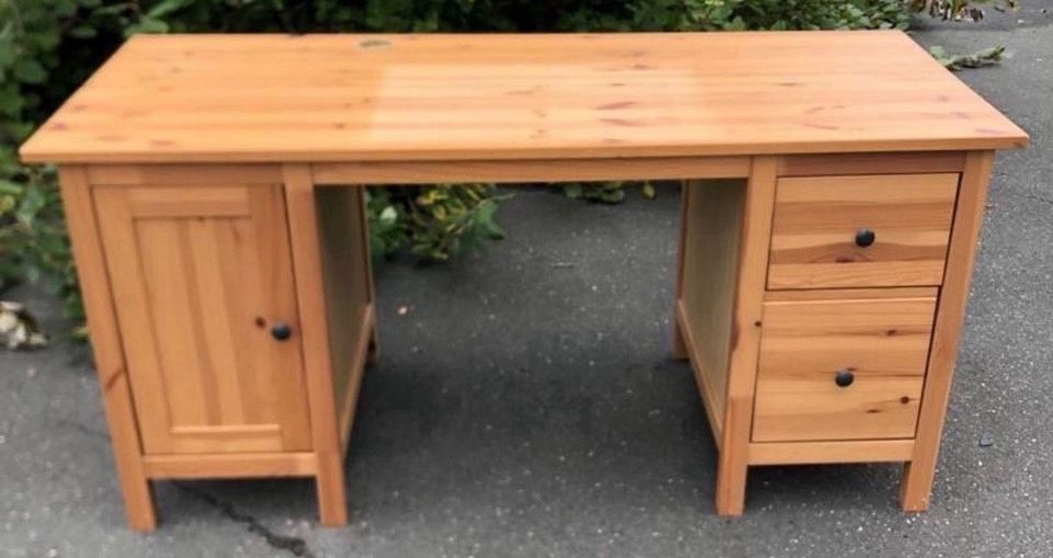 Ikea Hemnes Schreibtisch Antik massivholz holz Lieferung möglich in Berlin