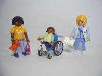 Playmobil verletztes Kind im Rollstuhl mit Mutter und Ärztin Niedersachsen - Eggermühlen Vorschau