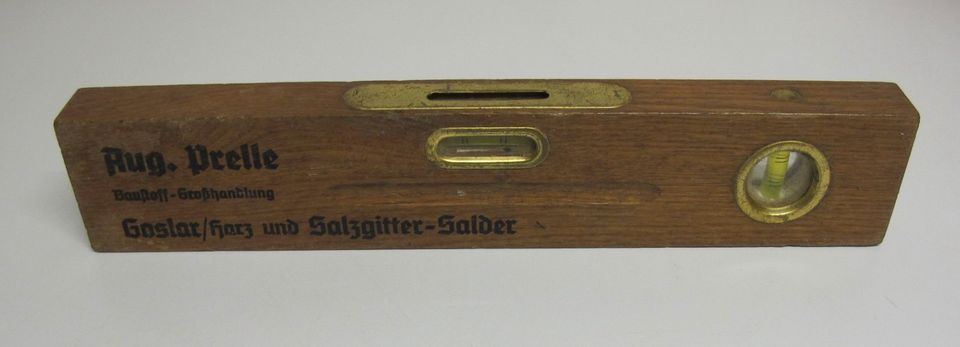 Vintage Holzwasserwaage - August Prelle Goslar - Salzgitter/Salde in Biederitz