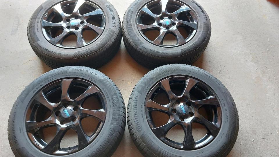 Alufelgen CMS C24 17" mit Winterreifen für Audi VW Skoda Seat in Schongau