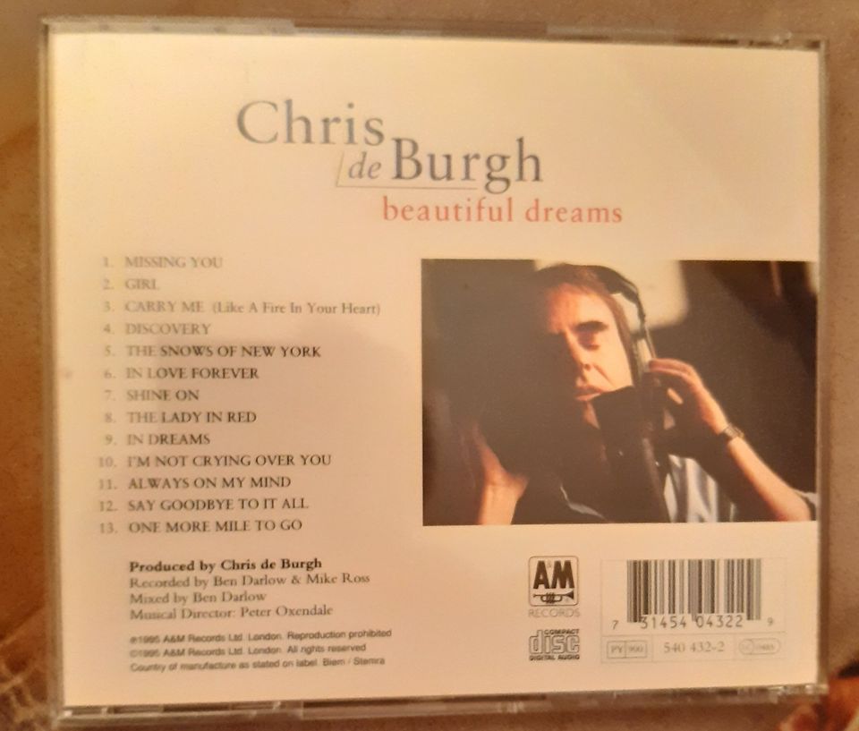 Chris De Burgh   Beautiful Dreams 13 Tracks CD in Berlin