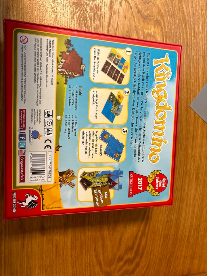 Gesellschaftsspiel Kingdomino in Rastenberg