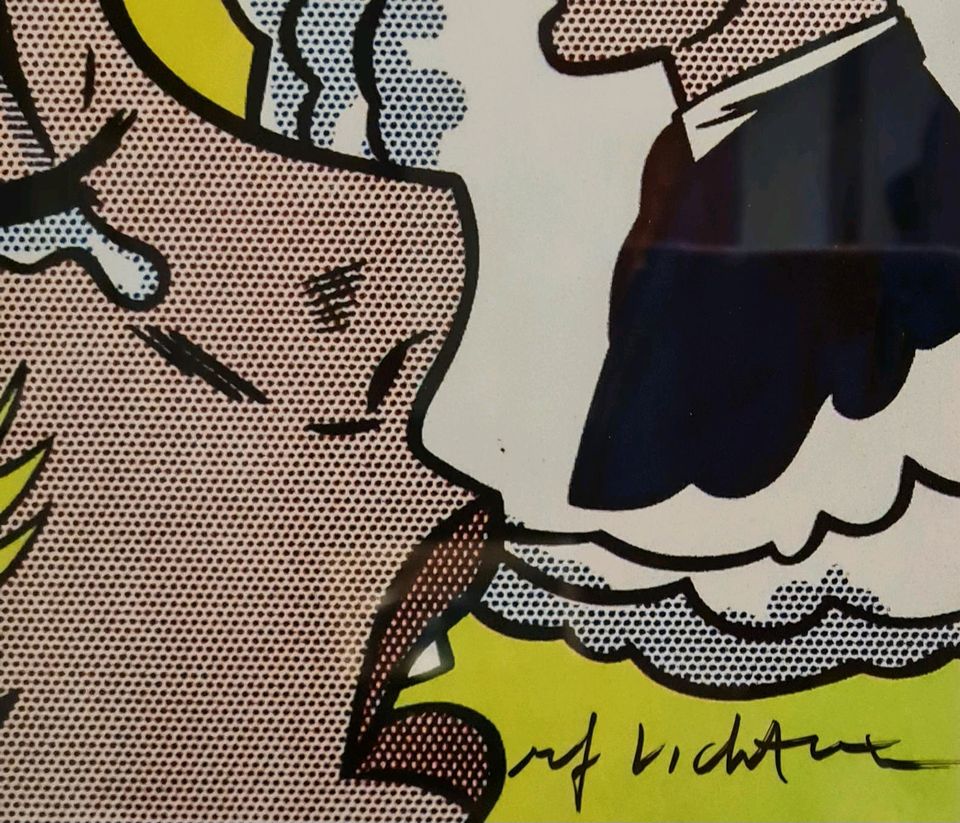 Roy Lichtenstein - signiert in Busenwurth