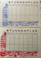 DDR Stundenplan Original unbenutzt Leipzig - Leipzig, Zentrum-Nord Vorschau