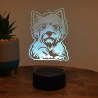 LED Lampe Hund (auch mit Wunschnamen) / West Highland Terrier Schleswig-Holstein - Schülp bei Rendsburg Vorschau