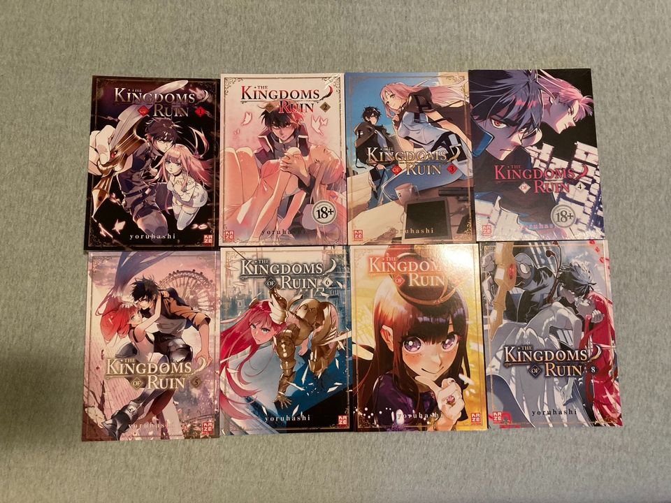 Manga The Kingdom of Ruin Band 1-8 in Dresden