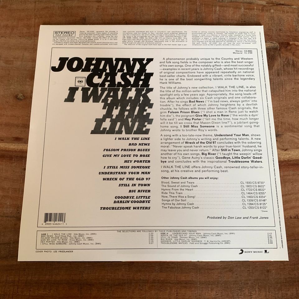 Johnny Cash - I Walk The Line LP Vinyl Stereo in Ascheberg