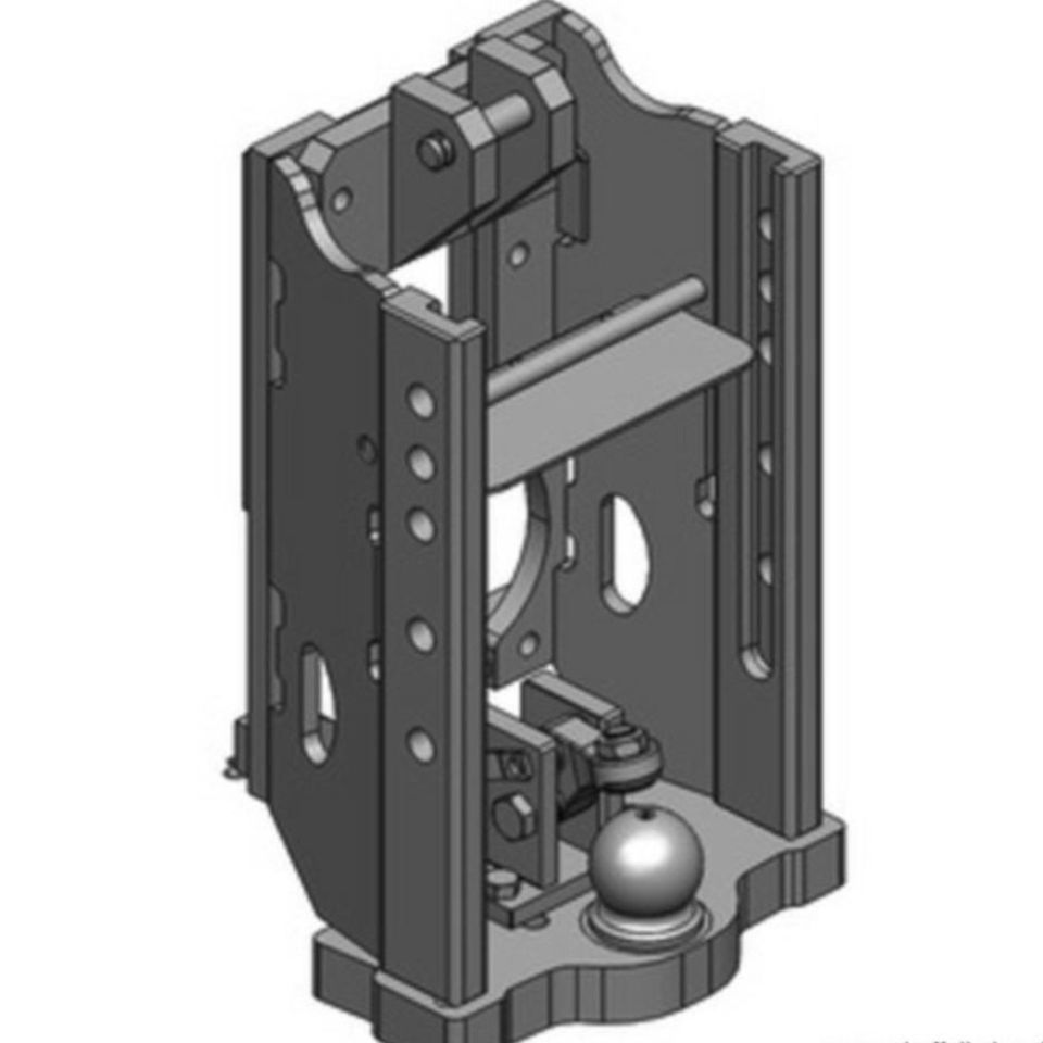 DEUTZ RASTERSCHIENE ANHÄNGEBOCK mit fester K 80 NEU ! für Zugmaul in Hemau