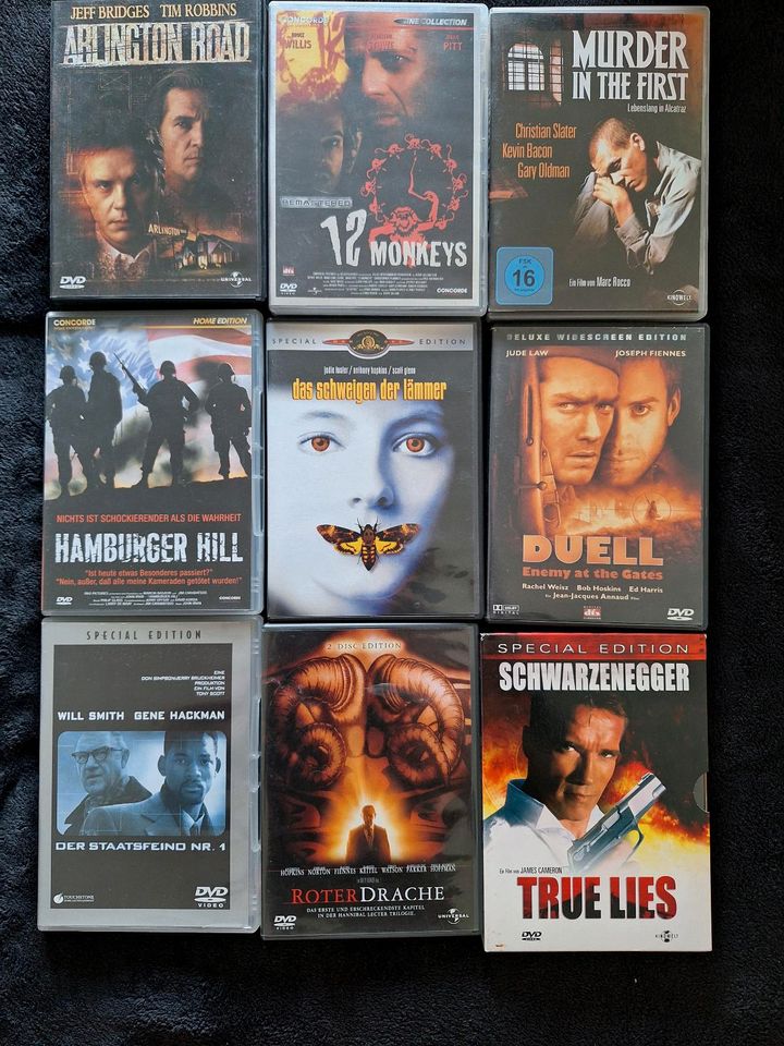 DVD Blu Ray Sammlung 1€ Krieg Horror Mafia Thriller Action Sci-Fi in Dresden