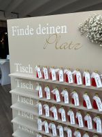 Tischplan Sitzplan Hochzeit Deko Shotboard Schnapswand Fotowand Nordrhein-Westfalen - Herne Vorschau