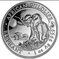 Somalia - African Wildlife Elefant 2016 - 1 Oz Silber Privy Affe Niedersachsen - Sibbesse  Vorschau