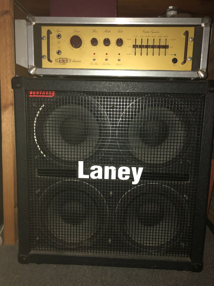 Bass Verstäker Craaft und 4x10 Laney Box, Half Stack in Braunschweig