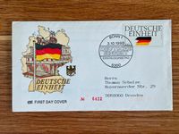 First Day Cover Deutsche Einheit 1990 Dresden - Äußere Neustadt Vorschau