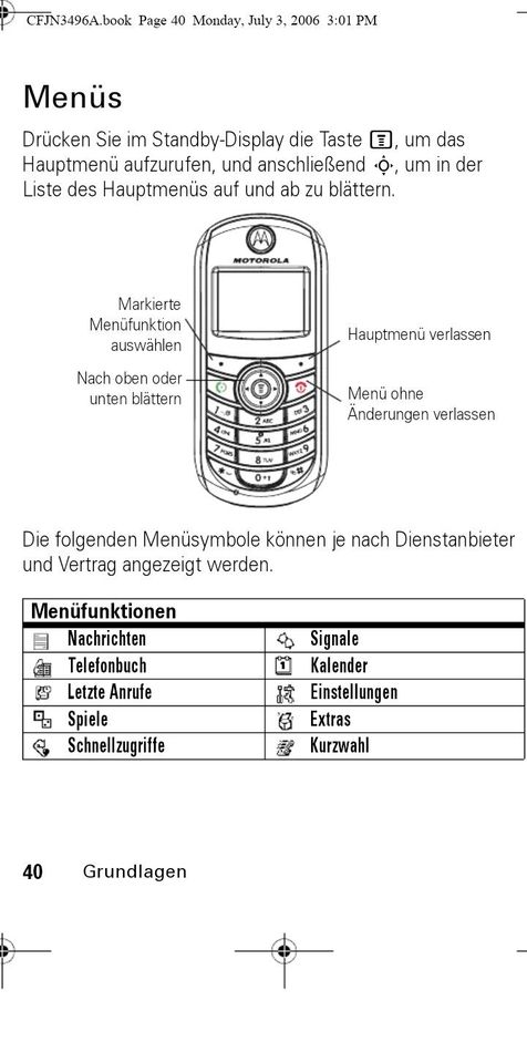 Handy Motorola C140 in Havelsee