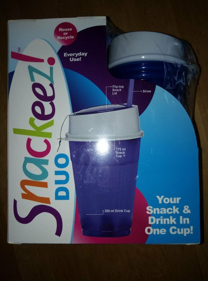 Snackeez Duo Snack & Drink Cup