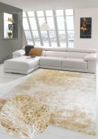 Wertvoller Shaggy Teppich Hochflor mit Glitzer in Gold Bayern - Olching Vorschau