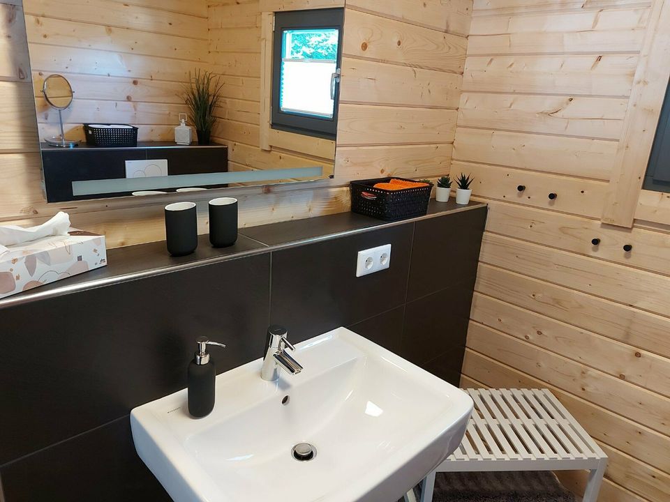 Vermiete Ferienhaus SARAHLITA mit Sauna im Westerwald Holzhaus in Nistertal