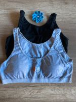 2 BH Bralette Bra 100 110 115 Baumwolle grau schwarz Schleswig-Holstein - Itzehoe Vorschau