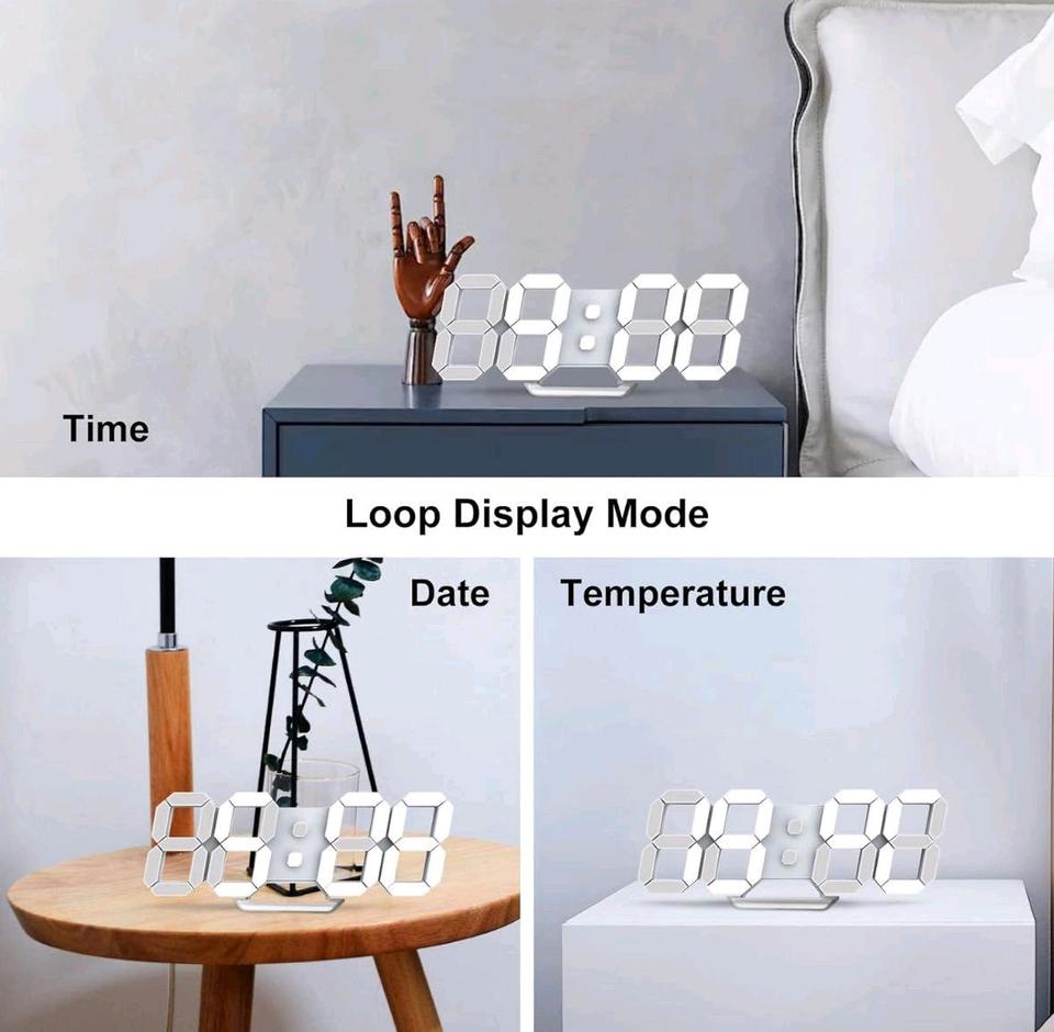 Design Digital Uhr Timer mit Fernbedienung + Aufsteller in Berlin