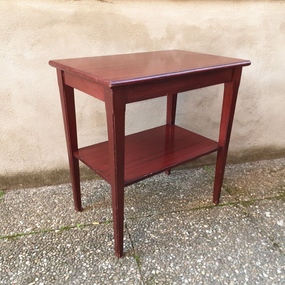 Tisch, Beistelltisch, Holz, Farbton 1 (rot-braun / mahaghoni) in Langen (Hessen)
