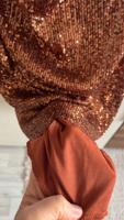 Abendkleid mit Pailetten in Bronze Nordrhein-Westfalen - Neuss Vorschau