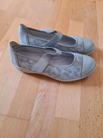 Remonte Ballerina Damenschuh Gr. 37 Klettverschluss silber Bayern - Deggendorf Vorschau