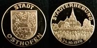 Medaille Osthofen Stadterhebung 24.10.1970 Gold 900/1000 Sachsen - Radebeul Vorschau