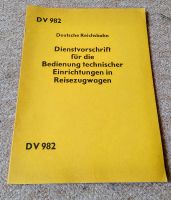 Deutsche Reichsbahn Dienstvorschrift Reisezugwagen DDR DV 982 DR Sachsen - Frankenberg (Sa.) Vorschau