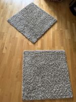 IKEA VINDEBÄK Teppiche 2 Stück langflor beige/grau 80cm x 80 cm München - Schwanthalerhöhe Vorschau
