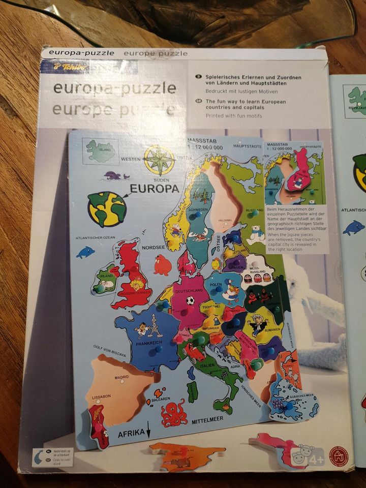 Europa Holzpuzzle in Zarrentin