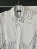 Creation L, elegante Bluse  weiß/grau, Gr. 42 Bayern - Thyrnau Vorschau