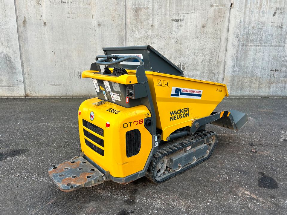 Vermietung Kettendumper Wacker Neuson DT08 in Neustrelitz