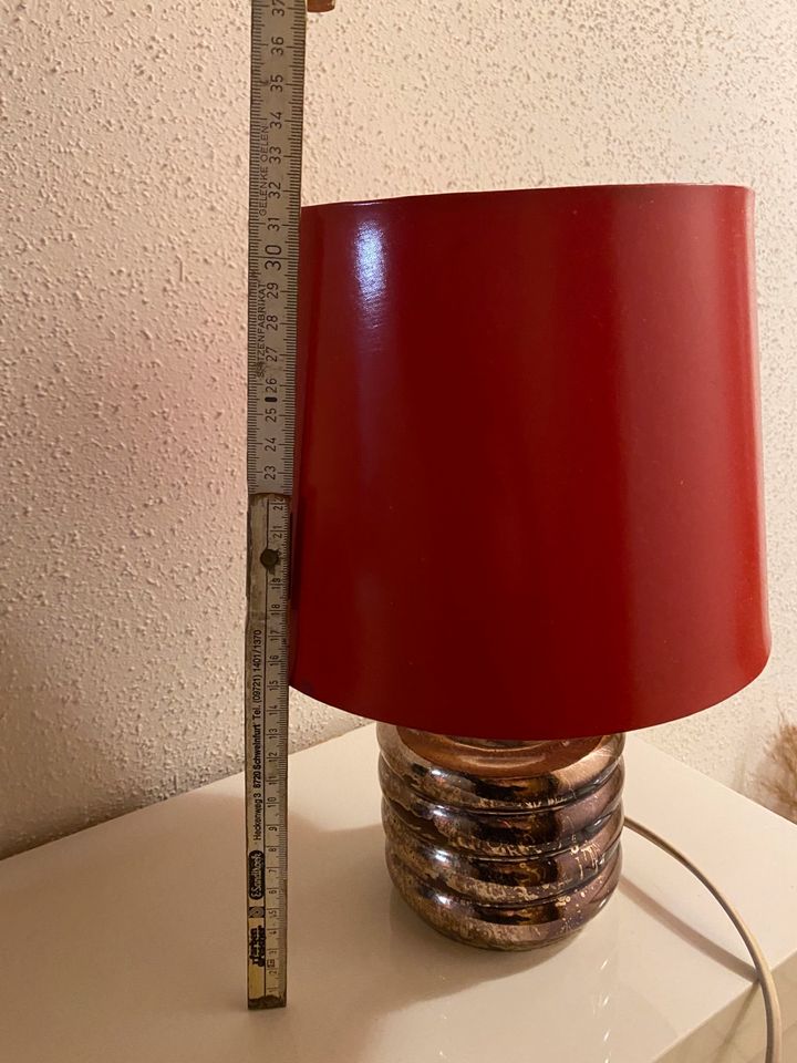 Midcentury Sweden Lampe Tischleuchte 60er  Luxus Nachttischlampe in Wonfurt