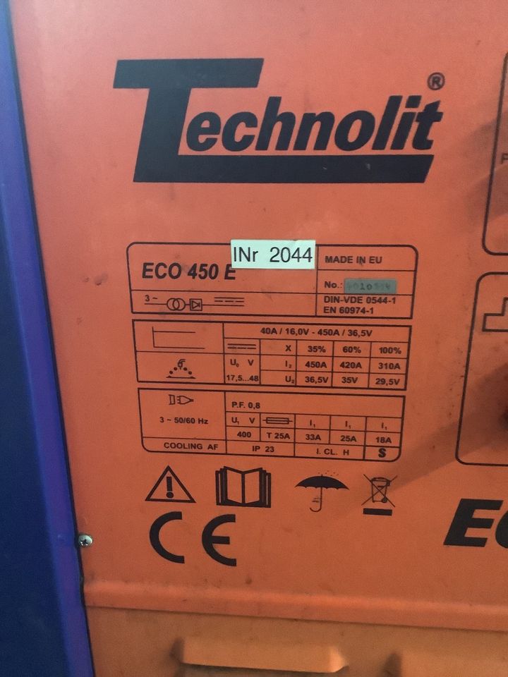 Schweisgerät Technolit ECO 450 E in Steinweiler Pfalz