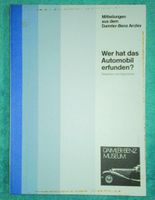 Mitteilungen aus dem Daimler-Benz Archiv-Wer hat das Automobil... Baden-Württemberg - Kusterdingen Vorschau