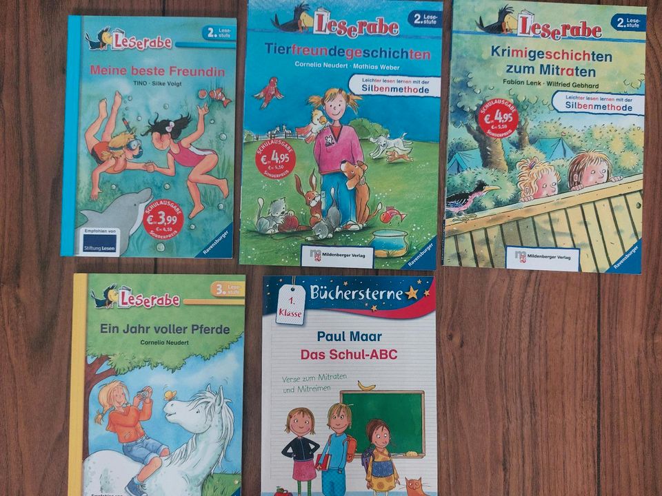 Leserabe, Büchersterne, Leseanfänger, Lesen lernen in Eschweiler