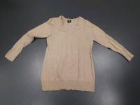 Pullover H&M Gr L 38 49 beige melliert Pulli V-Ausschnitt top Bayern - Altenmünster Vorschau