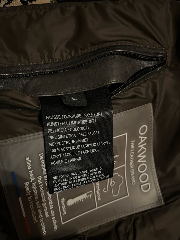 Oakwood Lederjacke Gr.L wie NEU und sehr Selten Unisex in Celle