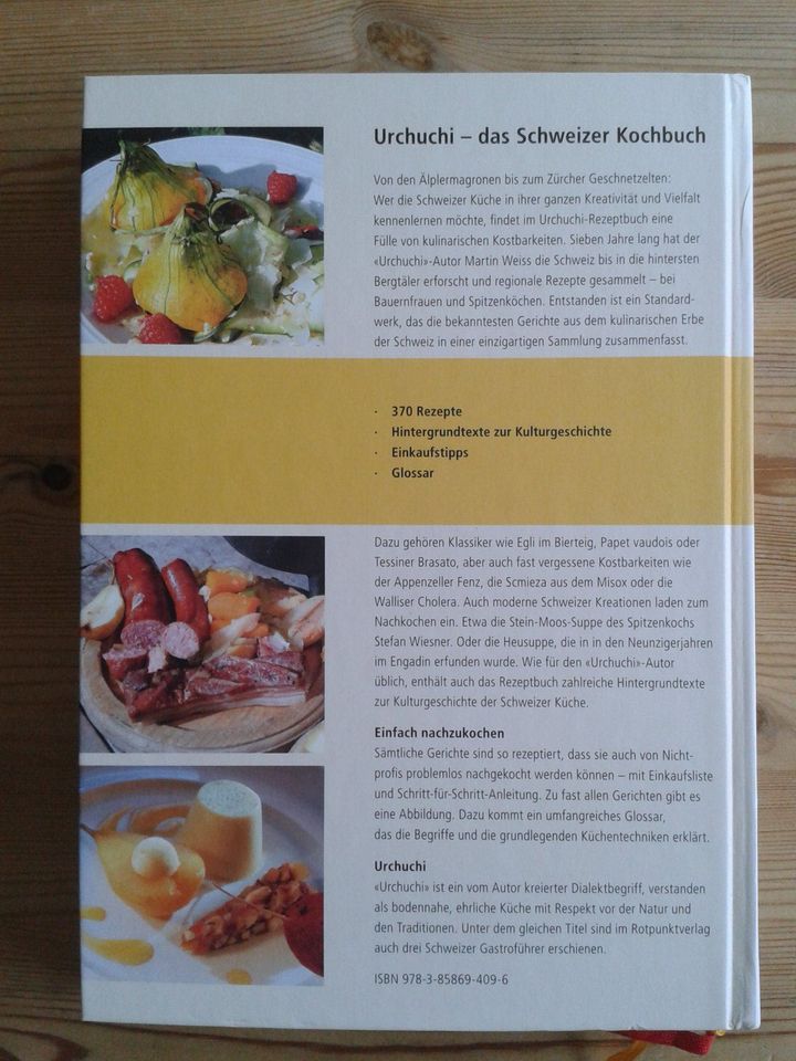 Das Schweizer Kochbuch "Urchuchi - Rezepte " von Martin Weiss in Flensburg